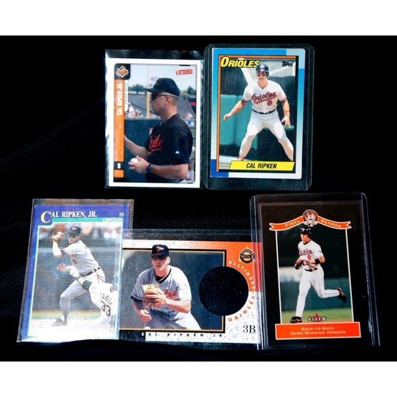 Cal Ripken Jr Baseball Cards: Baltimore Orioles, Topps, Fleer, Score, Pinnacle - Picture 1 of 6